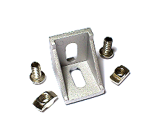 Triangle Bracket Without Screws & Nuts - 4040 Slot 10 - Click Image to Close